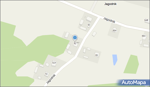 Jagodnik, Jagodnik, 91, mapa Jagodnik