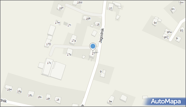 Jagodnik, Jagodnik, 17, mapa Jagodnik