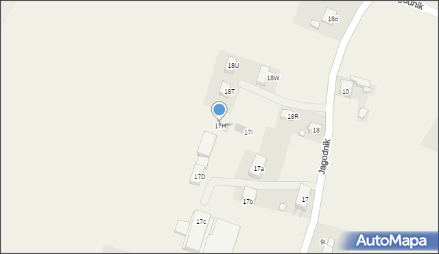 Jagodnik, Jagodnik, 17H, mapa Jagodnik