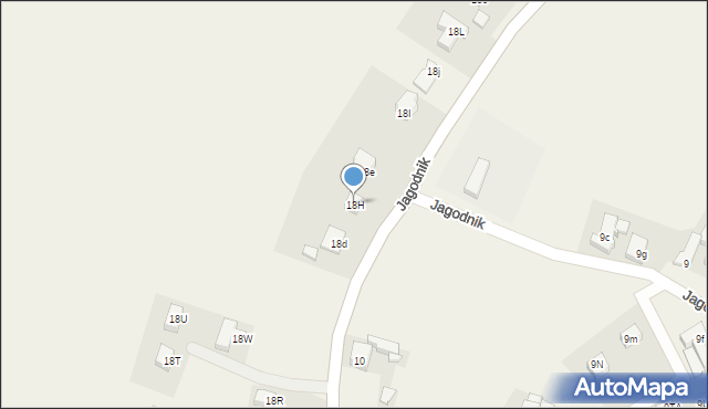 Jagodnik, Jagodnik, 18H, mapa Jagodnik