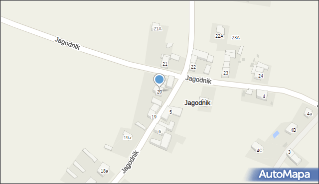 Jagodnik, Jagodnik, 20, mapa Jagodnik