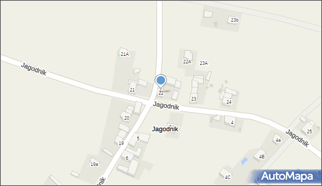 Jagodnik, Jagodnik, 22, mapa Jagodnik