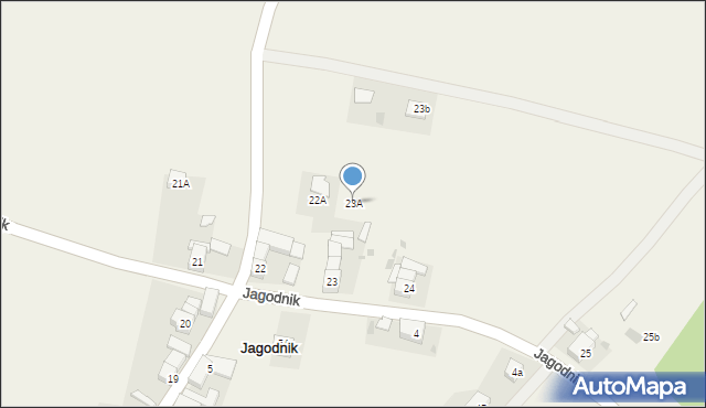 Jagodnik, Jagodnik, 23A, mapa Jagodnik