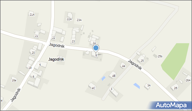 Jagodnik, Jagodnik, 4, mapa Jagodnik