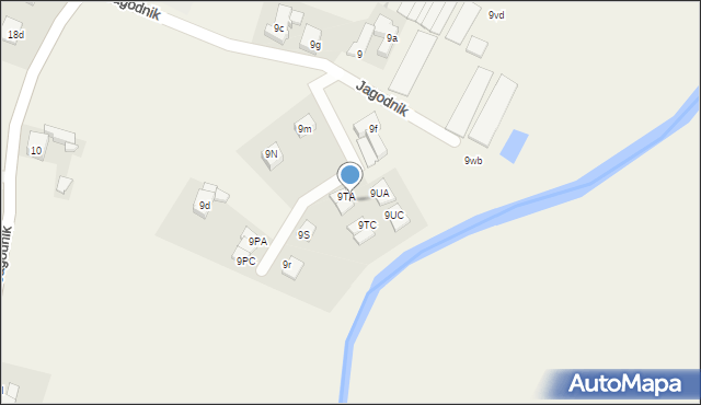 Jagodnik, Jagodnik, 9TB, mapa Jagodnik