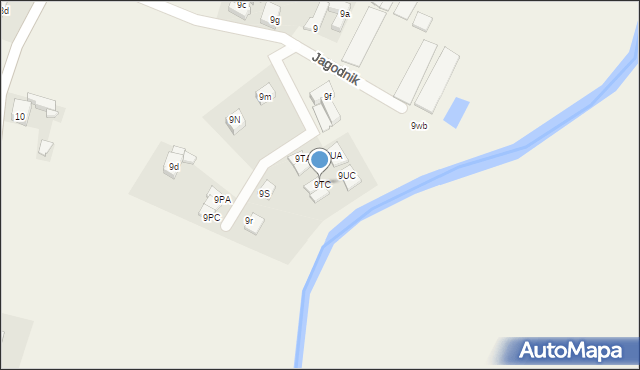 Jagodnik, Jagodnik, 9TC, mapa Jagodnik