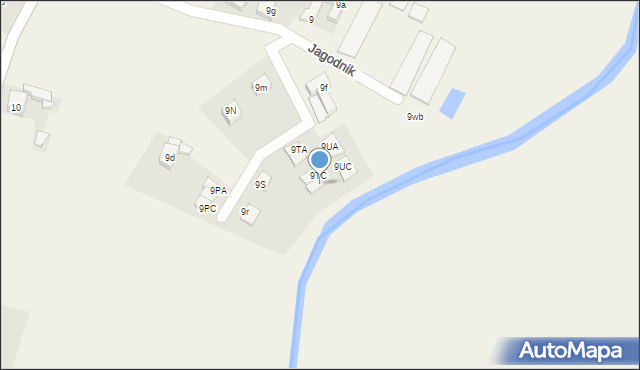 Jagodnik, Jagodnik, 9TD, mapa Jagodnik