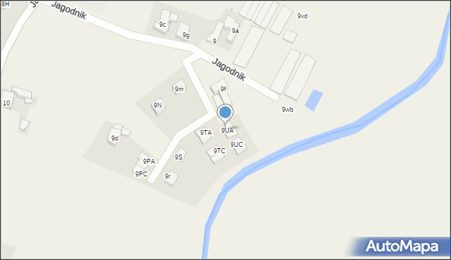 Jagodnik, Jagodnik, 9UA, mapa Jagodnik