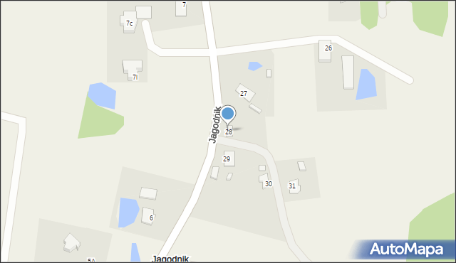 Jagodnik, Jagodnik, 28, mapa Jagodnik