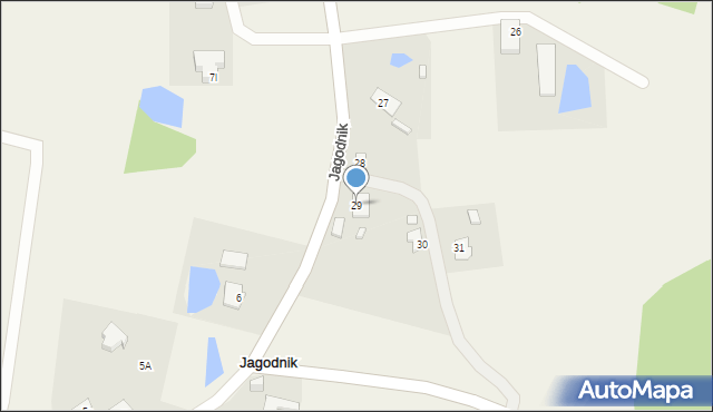 Jagodnik, Jagodnik, 29, mapa Jagodnik