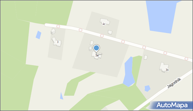 Jagodnik, Jagodnik, 3a, mapa Jagodnik