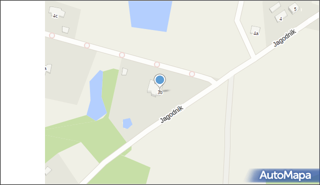 Jagodnik, Jagodnik, 3b, mapa Jagodnik