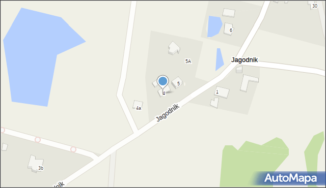 Jagodnik, Jagodnik, 4, mapa Jagodnik