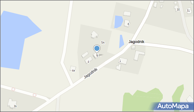 Jagodnik, Jagodnik, 5, mapa Jagodnik