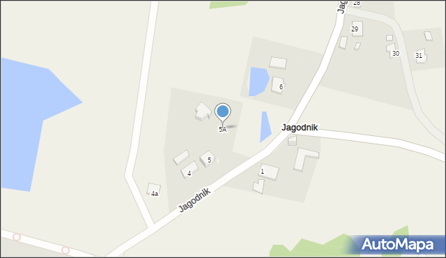 Jagodnik, Jagodnik, 5A, mapa Jagodnik