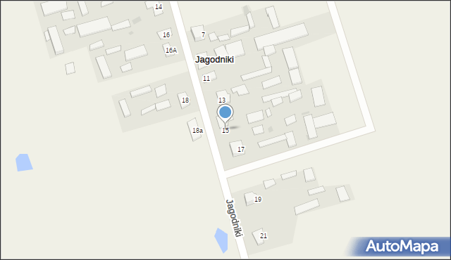 Jagodniki, Jagodniki, 15, mapa Jagodniki