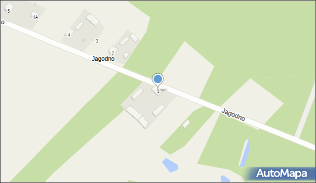 Jagodno, Jagodno, 1, mapa Jagodno