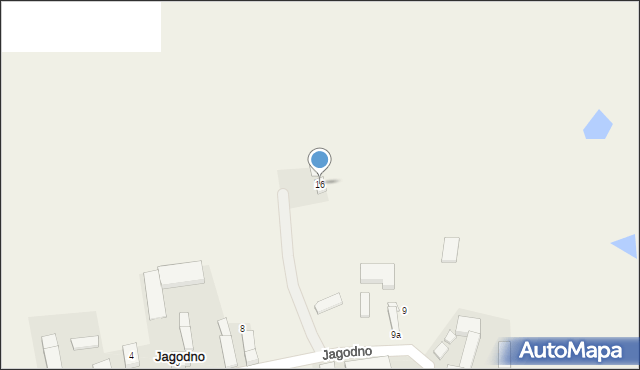 Jagodno, Jagodno, 16, mapa Jagodno