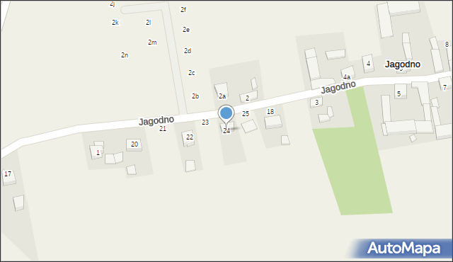Jagodno, Jagodno, 24, mapa Jagodno