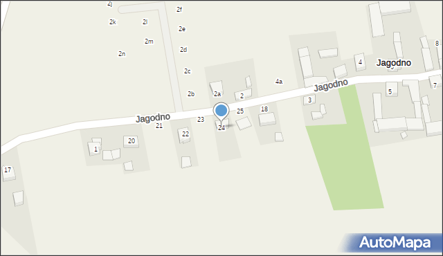 Jagodno, Jagodno, 24, mapa Jagodno