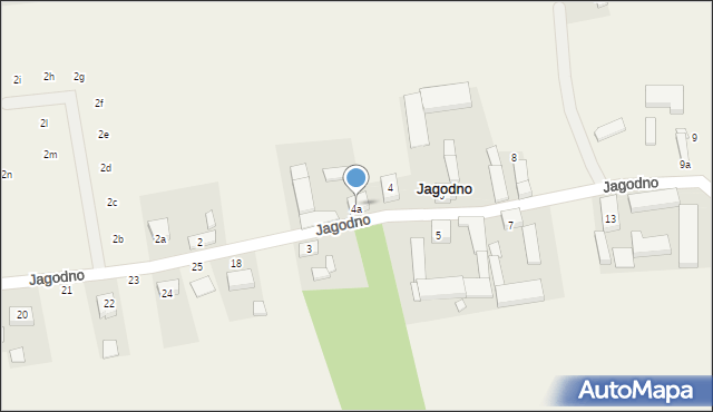 Jagodno, Jagodno, 4a, mapa Jagodno