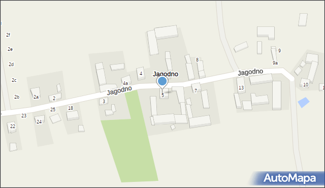 Jagodno, Jagodno, 5, mapa Jagodno