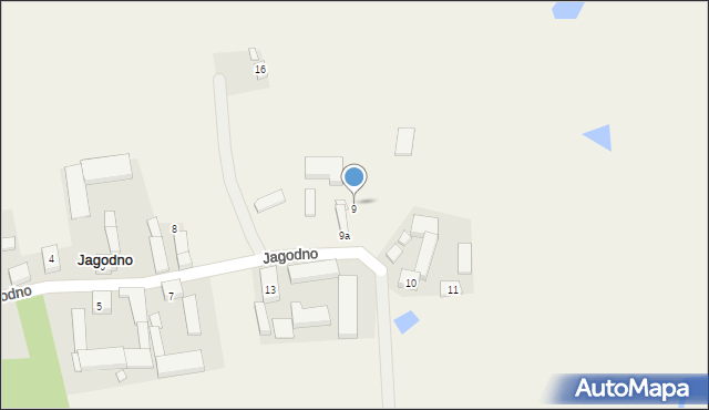 Jagodno, Jagodno, 9, mapa Jagodno