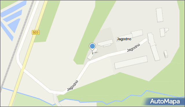 Jagodno, Jagodno, 4, mapa Jagodno