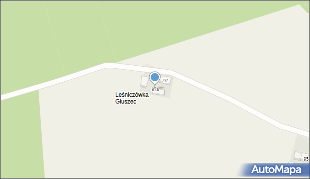 Jagodzin, Jagodzin, 97a, mapa Jagodzin