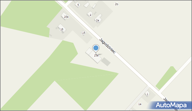 Jagodziniec, Jagodziniec, 15a, mapa Jagodziniec