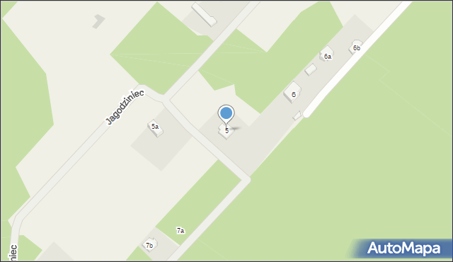Jagodziniec, Jagodziniec, 5, mapa Jagodziniec