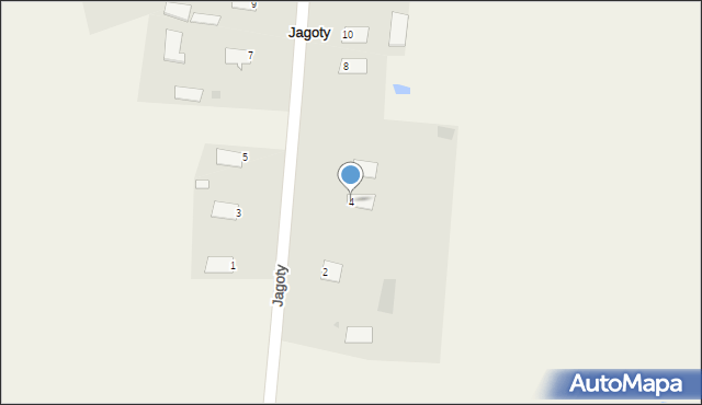 Jagoty, Jagoty, 4, mapa Jagoty