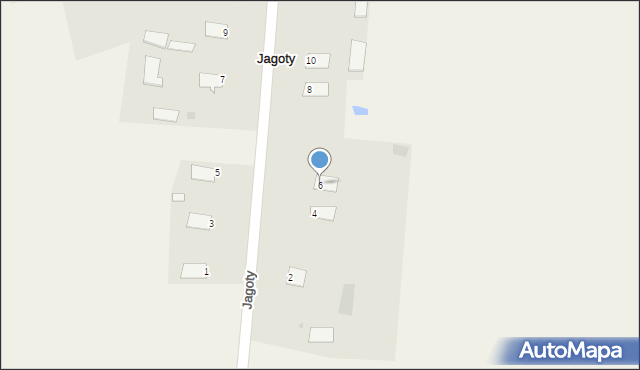 Jagoty, Jagoty, 6, mapa Jagoty