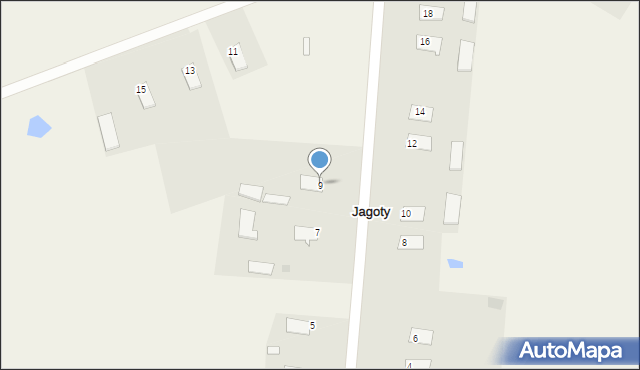 Jagoty, Jagoty, 9, mapa Jagoty