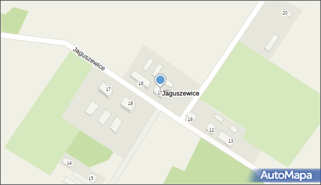 Jaguszewice, Jaguszewice, 11, mapa Jaguszewice