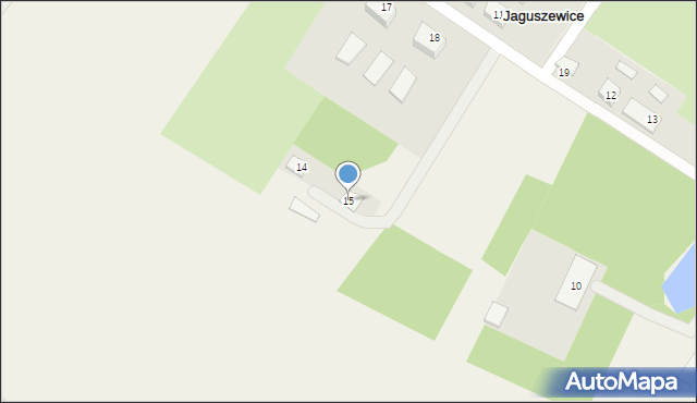 Jaguszewice, Jaguszewice, 15, mapa Jaguszewice