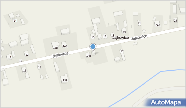 Jajkowice, Jajkowice, 14C, mapa Jajkowice