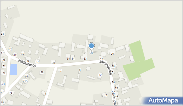 Jakimowice, Jakimowice, 31, mapa Jakimowice