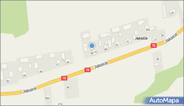 Jaksice, Jaksice, 44, mapa Jaksice