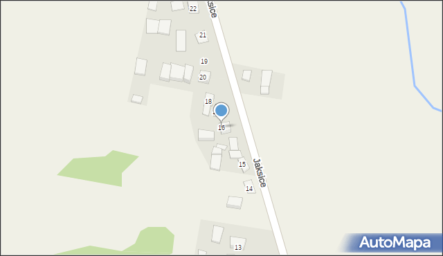 Jaksice, Jaksice, 16, mapa Jaksice
