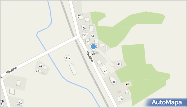 Jaksice, Jaksice, 45, mapa Jaksice