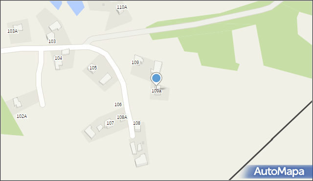 Jaksmanice, Jaksmanice, 109a, mapa Jaksmanice