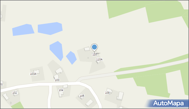 Jaksmanice, Jaksmanice, 110, mapa Jaksmanice