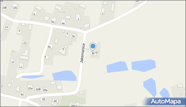 Jaksmanice, Jaksmanice, 3b, mapa Jaksmanice