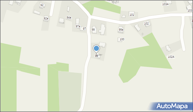 Jaksmanice, Jaksmanice, 98, mapa Jaksmanice