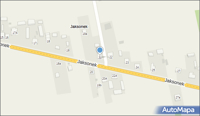 Jaksonek, Jaksonek, 21, mapa Jaksonek
