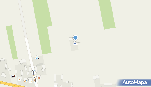 Jaksonek, Jaksonek, 33a, mapa Jaksonek