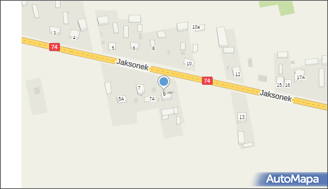 Jaksonek, Jaksonek, 9, mapa Jaksonek