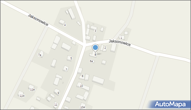 Jaksonowice, Jaksonowice, 6, mapa Jaksonowice