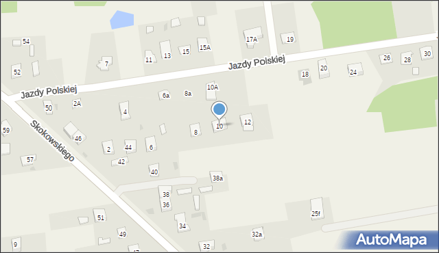 Jaktorów, Jazdy Polskiej, 10, mapa Jaktorów